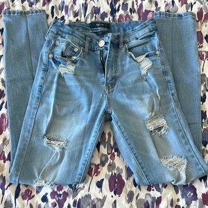 Size 4 distressed AERO denim